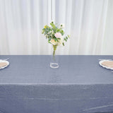 90inch x 132inch Dusty Blue Premium Sequin Rectangle Tablecloth