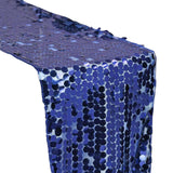 13x108 inch Navy Blue Big Payette Sequin Table Runner