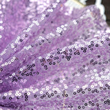 20inch x 20inch Lavender Lilac Premium Sequin Cloth Dinner Napkin | Reusable Linen