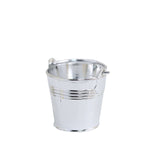 12 Pack | Silver Pail Bucket Party Favor Candy Gift Boxes | Mini Planter