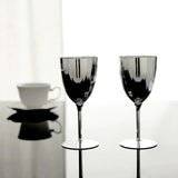 6 Pack | Silver 8oz Plastic Wine Glasses, Disposable Wine Goblets