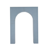 7ft Dusty Blue Spandex Backdrop Stand Cover for Rectangular Arc de Triomphe Metal Stand, Stretch