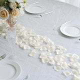 500 Pack | Ivory Silk Rose Petals Table Confetti or Floor Scatters