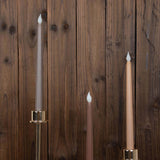 3 Pack | 11inch Mixed Natural Warm Flickering Flameless LED Taper Candles