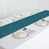 12x108inch Peacock Teal Polyester Table Runner