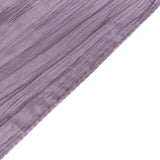 5 Pack | Violet Amethyst 6x106Inch Accordion Crinkle Taffeta Chair Sashes