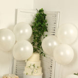 10 Pack White Biodegradable Balloons, 18" Thickened Extra Strong Eco-friendly Latex Helium Party Bal