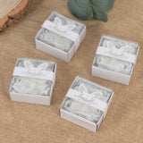 10 Pack White Butterfly Soap Baby Shower Favors with Gift Boxes