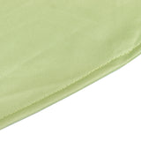 108" Sage Green Premium Scuba Round Tablecloth, Wrinkle Free Polyester Tablecloth