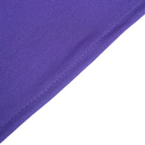 Set of 3 | Matte Purple Spandex Fitted Chiara Backdrop Stand Cover For Round Top