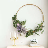 Metal Hoop Wreath, Floral Hoop, Wedding Hoops