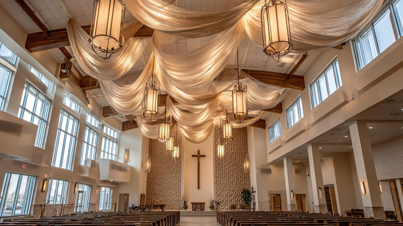 Church Walls and Ceilings with Texture
