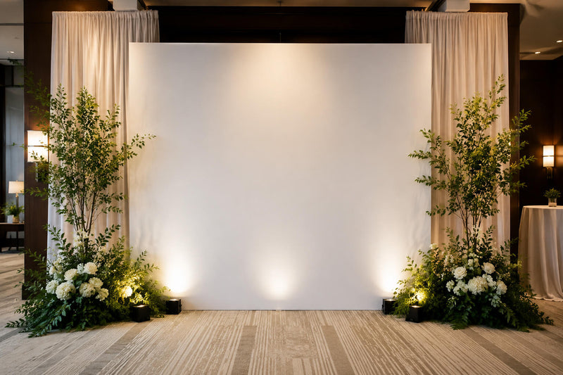 Event Backdrop Ideas Corporate Clean Branding Space