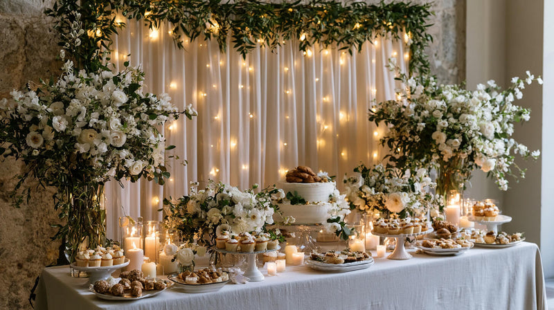 Event Backdrop Ideas Dessert Table Backdrop