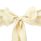 5 PCS | 6" x 108" Beige Polyester Chair Sash