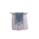 12x108inch Dusty Blue Lamour Satin Table Runner