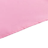 70"x70" Pink Premium Polyester Square Tablecloth - 220GSM