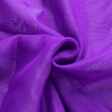 Chiffon Purple Curly Willow Chair Sashes 