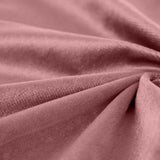 120Inch Dusty Rose Seamless Premium Velvet Round Tablecloth, Reusable Linen