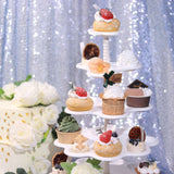 18inch 5-Tier Scallop Edge 27-Cupcake Holder Stand, Dessert Display Tower