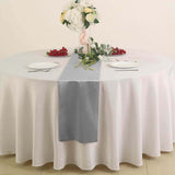 12" x 108" | Silver | Premium Velvet Table Runner