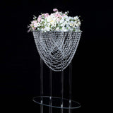 32inch Tall Acrylic Crystal Chandelier Large Flower Arrangement Stand