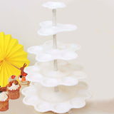 18inch 5-Tier Scallop Edge 27-Cupcake Holder Stand, Dessert Display Tower