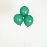 25 Pack | 12Inch Matte Pastel Hunter Emerald Green Helium/Air Latex Party Balloons