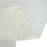 70"x70" Ivory Premium Polyester Square Table Overlay - 220GSM