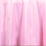 108" Pink Polyester Round Tablecloth