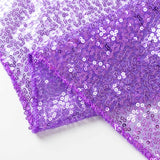 2 Pack Purple Sequin Event Curtain Drapes with Rod Pockets, Seamless Backdrop Event Panels