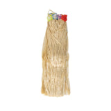 9FT Natural Raffia Table Skirt, Tropical Table Skirts for Hawaiian Decoration