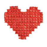 41inch x 36inch Metallic Red Giant Heart Mylar Foil Balloon