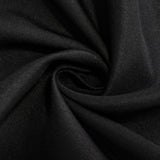 90" Fire Retardant Black Tablecloth Premium Polyester Round Table Cover#whtbkgd