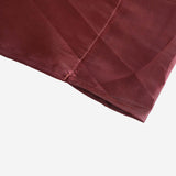 8ftx10ft Burgundy Satin Formal Event Backdrop Drape, Window Curtain Panel