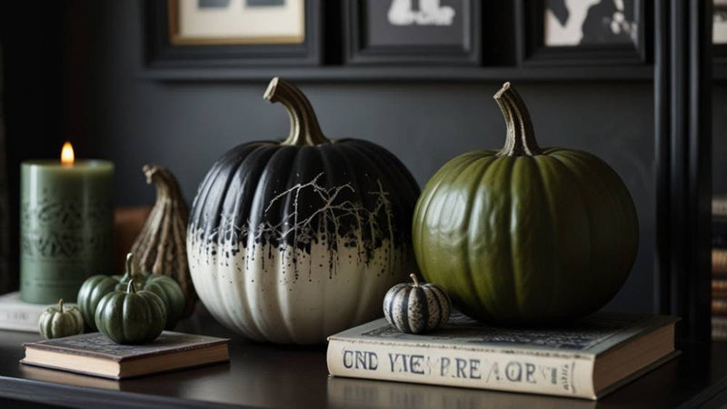 fall living room decor- table decor