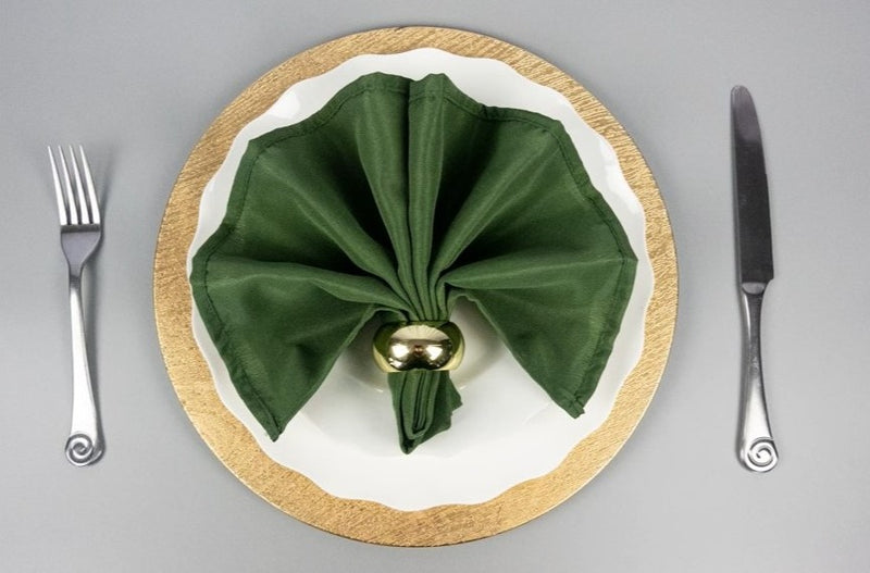 Napkin Folds for Wedding Receptions - fan fold