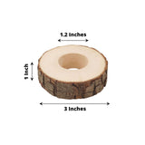 4 Pack | 3inch Rustic Natural Birch Wood Farmhouse Napkin Rings