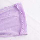 5 Pack | Lavender Lilac Spandex Stretch Chair Sashes with Silver Diamond Ring Slide Buckle