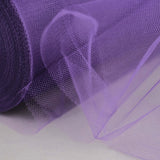 12inches x 100 Yards Purple Tulle Fabric Bolt, Sheer Fabric Spool Roll For Crafts