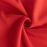 108" Red Premium Polyester Round Tablecloth - 220GSM