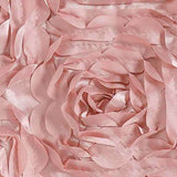 5 Pack | Dusty Rose Satin Rosette Spandex Stretch Chair Sashes | 6x14inch#whtbkgd