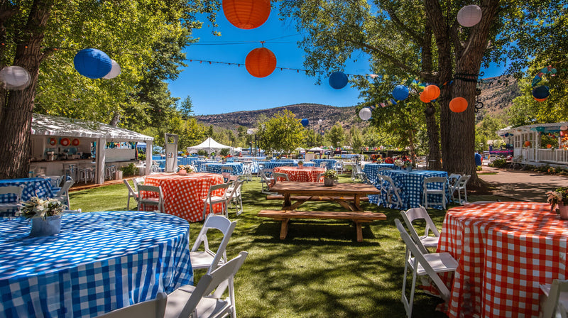 Festival Style Corporate Company Outdoor Gathering