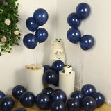 50 Pack Navy Blue Biodegradable Balloons, 12inch Thickened Extra Strong Eco-friendly Latex Helium