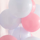 2 Pack White Balloon Column Stand Kit, 8ft Balloon Towers