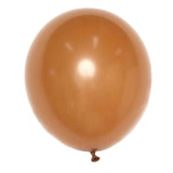 25 Pack | 12inch Matte Pastel Caramel Helium or Air Latex Party Balloons#whtbkgd