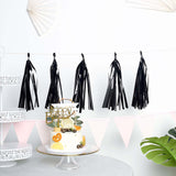 Pre-Tied Metallic Foil Fringe Tassel Garland, Tinsel Curtain for Photo Backdrop Party Decoration