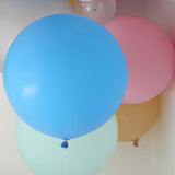 2 Pack | 32inch Large Matte Pastel Blue Helium/Air Premium Latex Balloons