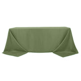 90x132inch Eucalyptus Sage Green 200 GSM Seamless Premium Polyester Rectangular Tablecloth