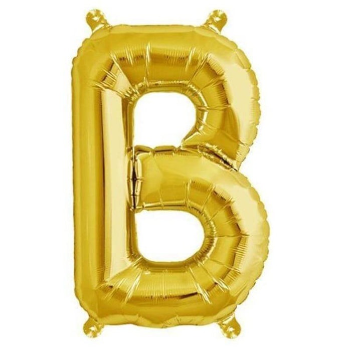 13inch Matte Gold Mylar Foil Letter  Balloons